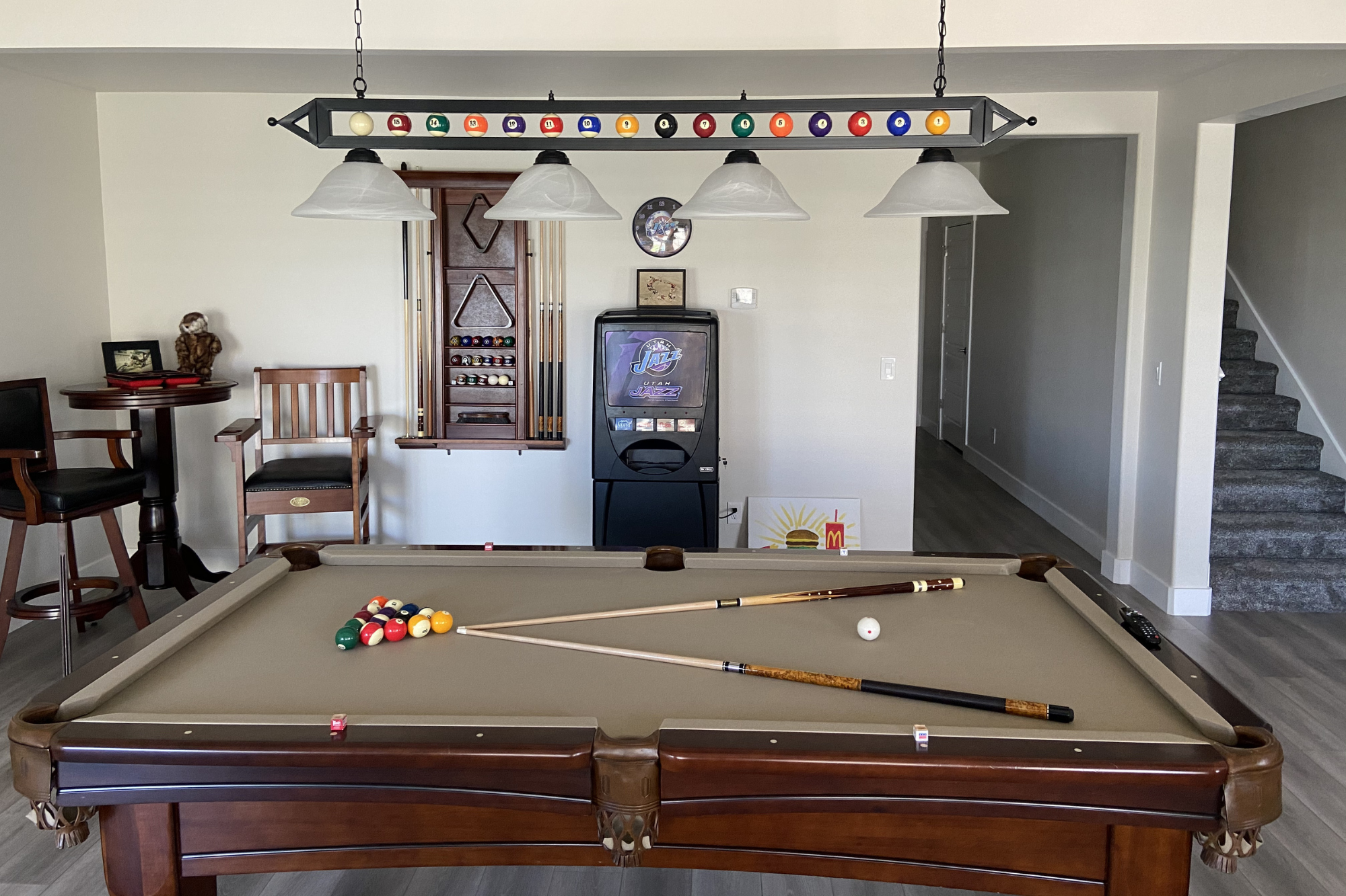 Basement Finish Game room